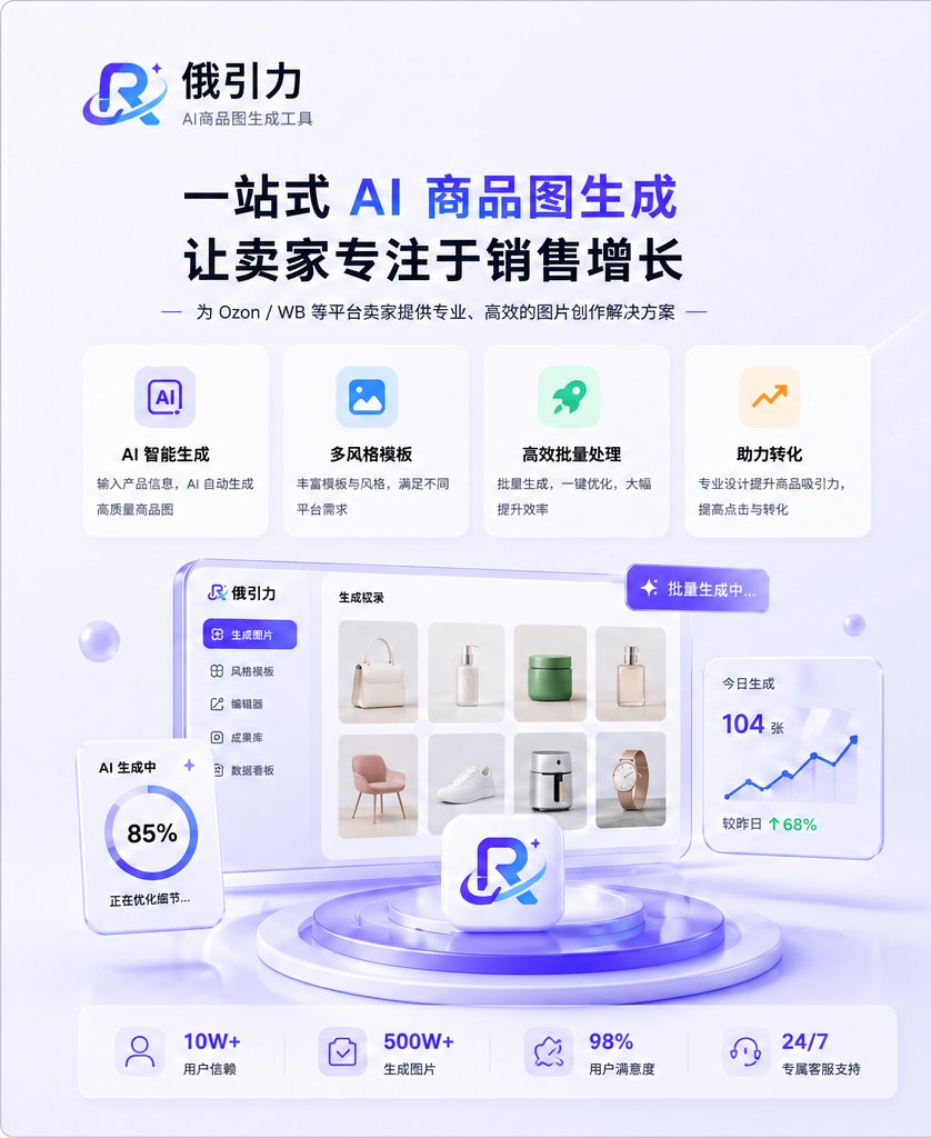 俄引力 - AI 商品图生成工具